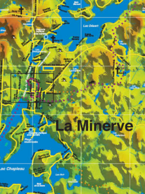 Carte générale de La Minerve